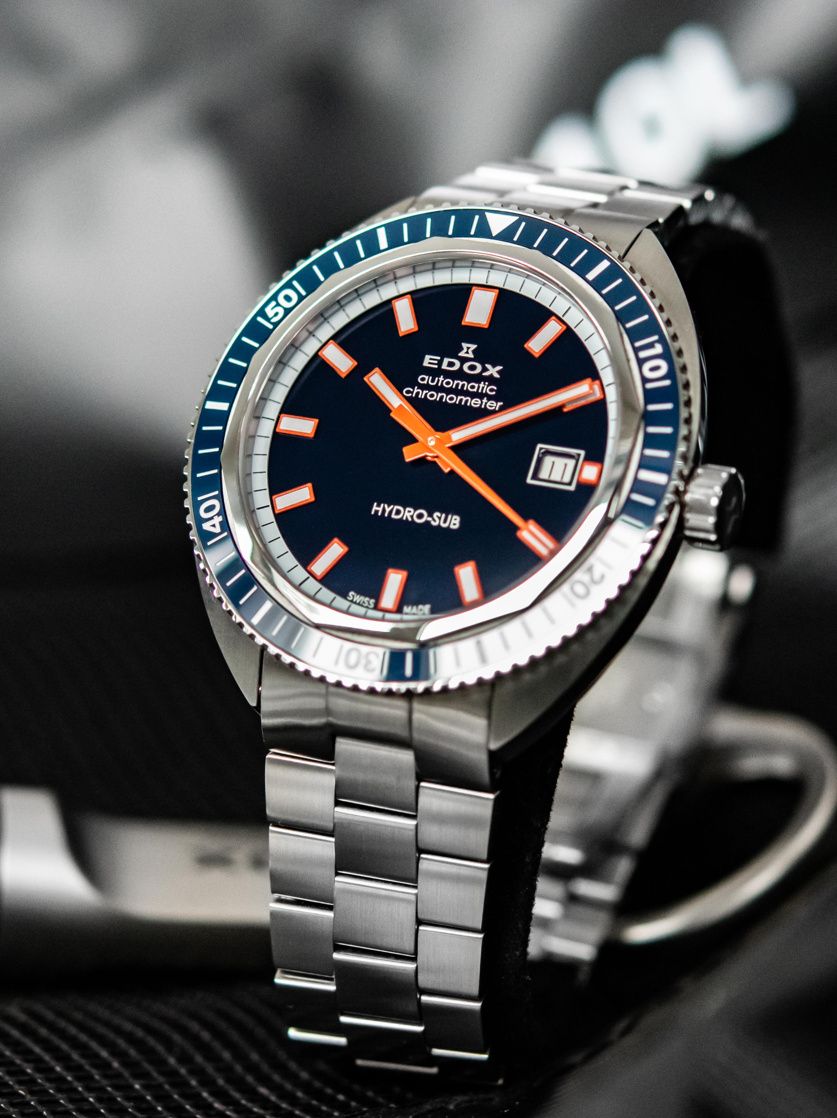 تولدی دوباره در خانواده لوکس و لاکچری ادکس هیدروساب EDOX  Hydro-Sub Chronometer