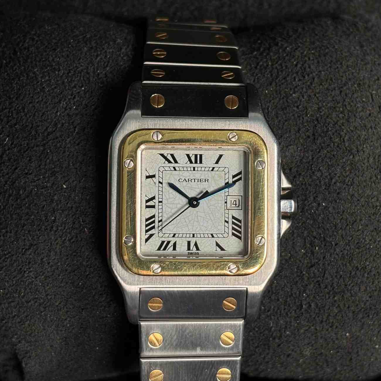 ساعت زنانه کارتیر 29 میلیمتری Cartier Santos Galbee