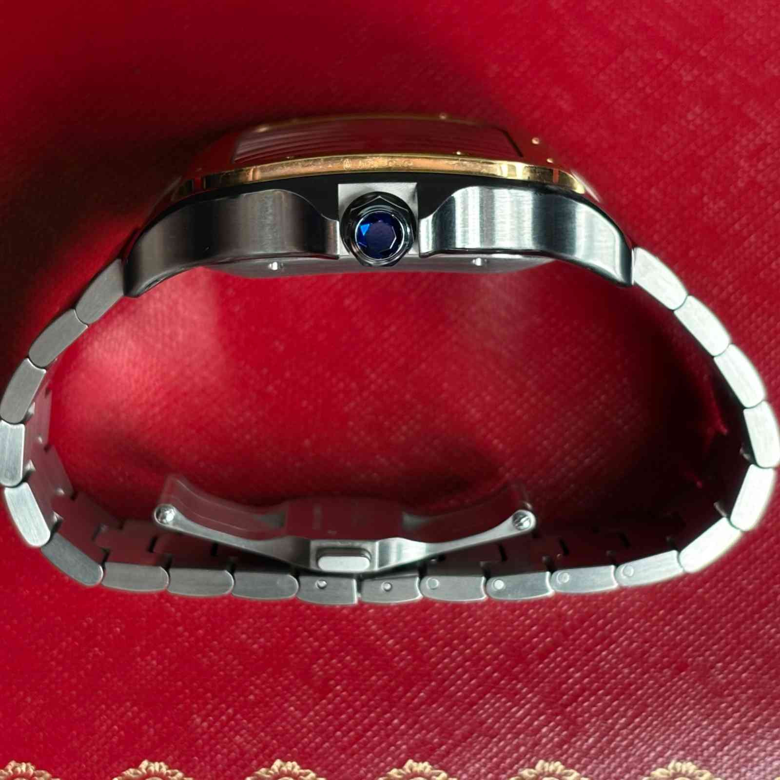 ساعت مردانه کارتیر 44.9 میلیمتری Cartier Santos